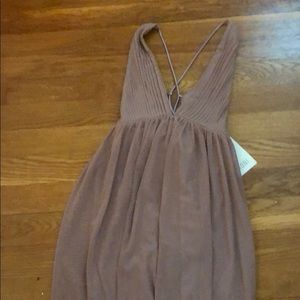 Mauve colored mini dress (formal)